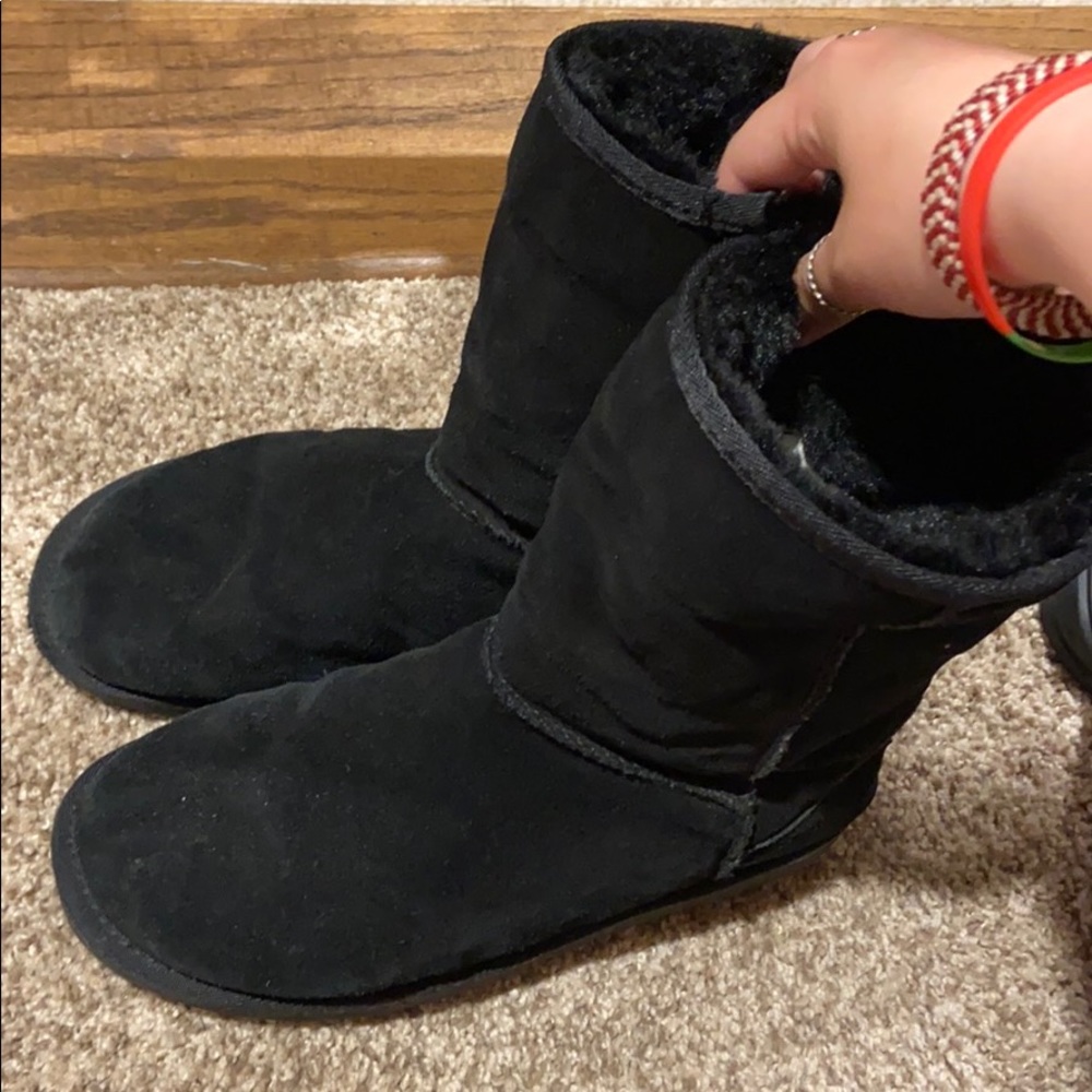 black UGG boots